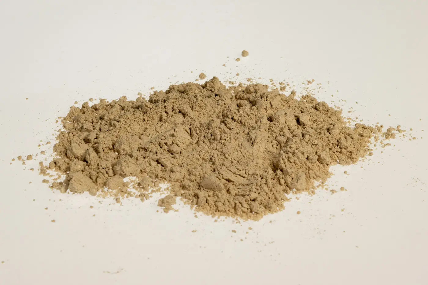 Kleiner Haufen mineralischer Rückstände